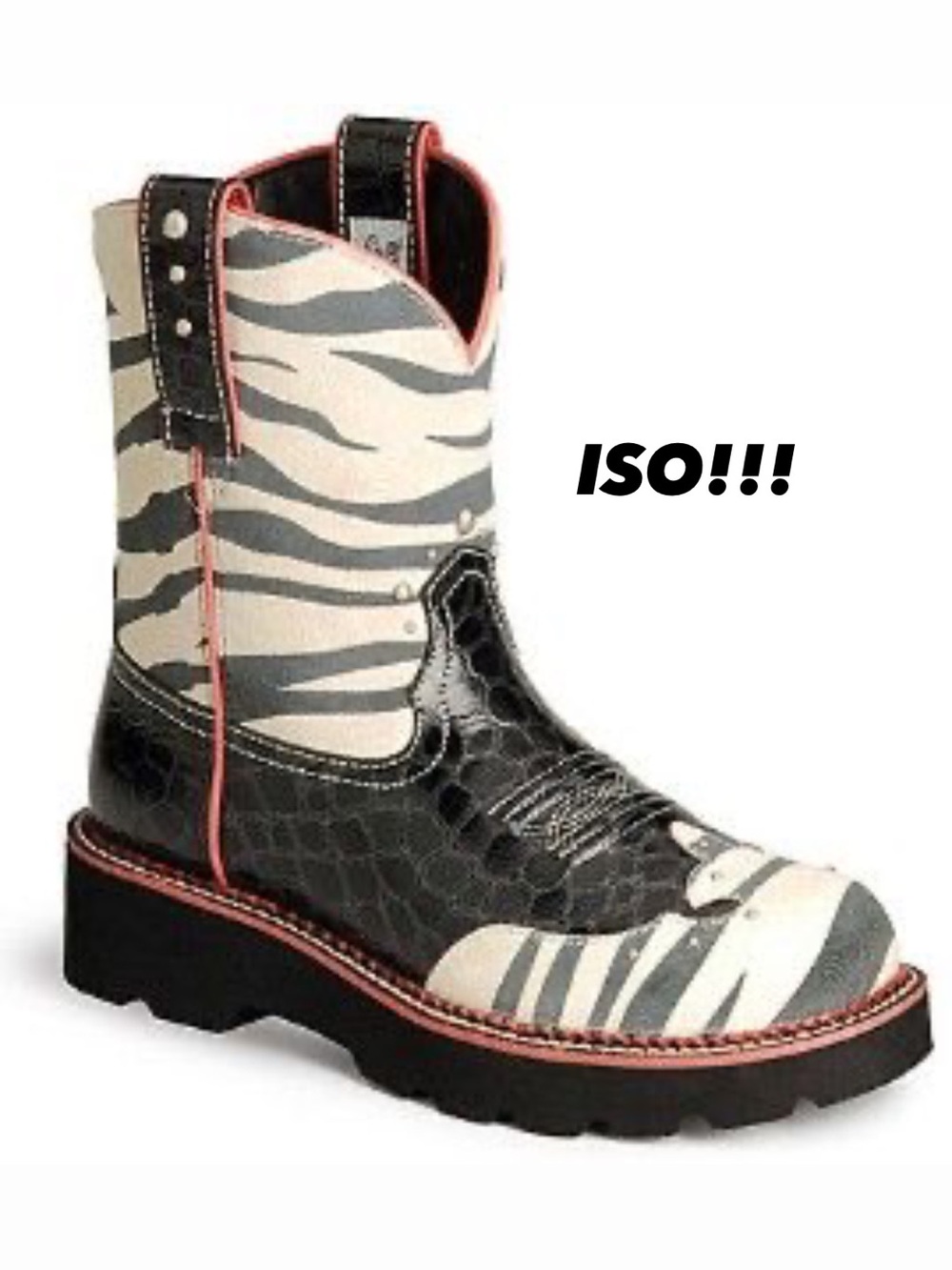 In Search of Ariat Zebra Boots